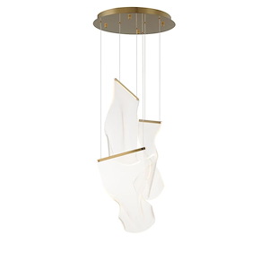Rinkle - 9W 3 LED Pendant-15.75 Inches Tall and 15.75 Inches Wide