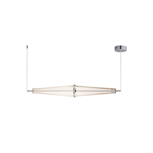 Quasar - 6.6W 3 LED Linear Pendant-5.25 Inches Tall and 5.25 Inches Wide