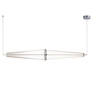 Quasar - 15W 3 LED Linear Pendant-7.75 Inches Tall and 7.75 Inches Wide