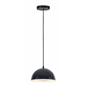 Hemisphere-10W 1 LED Pendant-9 Inches wide by 5 inches high - 929967