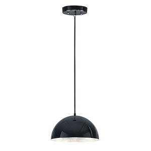 Hemisphere-15W 1 LED Pendant-14 Inches wide by 8 inches high - 929964