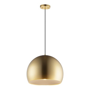 Palla-8W 1 LED Pendant-15.75 Inches wide by 11.75 inches high