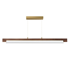 Joist - 28W 1 LED Linear Pendant-4 Inches Tall and 2 Inches Wide - 1342774