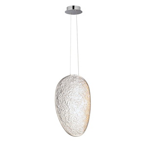 Moonscapes - 18W 1 LED Pendant-20.5 Inch Tall and 6 Inch Wide - 1377347