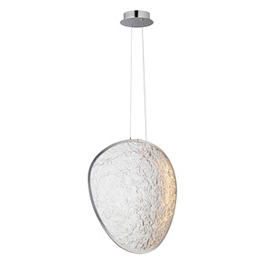Moonscapes - 19W 1 LED Pendant-17.75 Inch Tall and 6 Inch Wide - 1377348