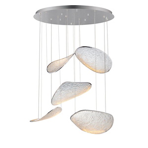 Moonscapes - 18.4W 5 LED Pendant-10 Inch Tall and 39.5 Inch Wide - 1377350