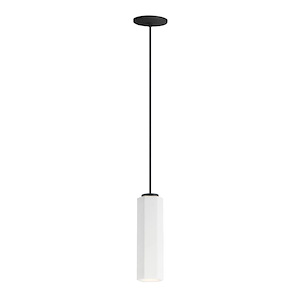 Allen-7W 1 LED Pendant-3.25 Inches wide by 12.5 inches high