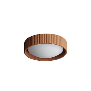 Souffle - 15W 1 LED Flush Mount-3.25 Inches Tall and 10.5 Inches Wide