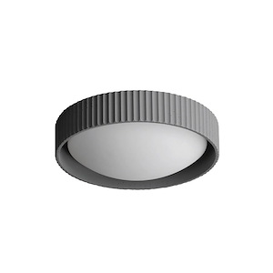 Souffle - 25W 1 LED Flush Mount-3.75 Inches Tall and 13.75 Inches Wide - 1284345