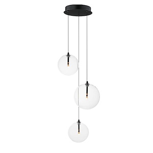 Global - 5.4W 3 LED Pendant-8 Inches Tall and 11.5 Inches Wide