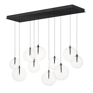 Global - 18W 10 LED Linear Pendant-8 Inches Tall and 41.75 Inches Wide - 1342778