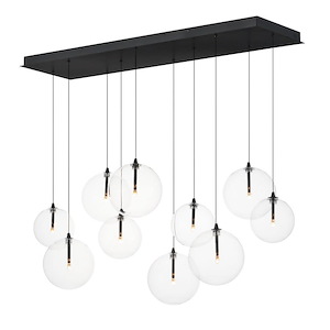 Global - 18W 10 LED Linear Pendant-8 Inches Tall and 41.75 Inches Wide