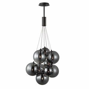 Burst - 16.2W 9 LED Pendant-43.25 Inches Tall and 19.75 Inches Wide - 1284306