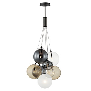 Burst - 16.2W 9 LED Pendant-43.25 Inches Tall and 19.75 Inches Wide - 1284306
