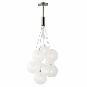 Burst - 16.2W 9 LED Pendant-43.25 Inches Tall and 19.75 Inches Wide - 1284306