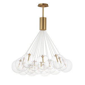 Burst - 36W 20 LED Pendant-59.25 Inches Tall and 35.25 Inches Wide - 1311202