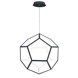 Penta-85W 1 LED Large Pendant-28 Inches wide by 28 inches high