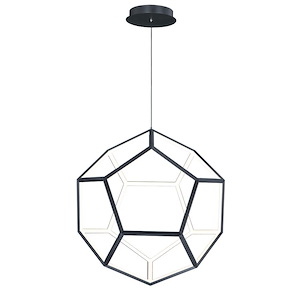 Penta-85W 1 LED Large Pendant-28 Inches wide by 28 inches high