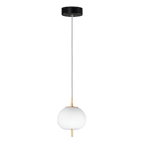 Quest-6W 1 LED Pendant-6.25 Inches wide by 9.25 inches high