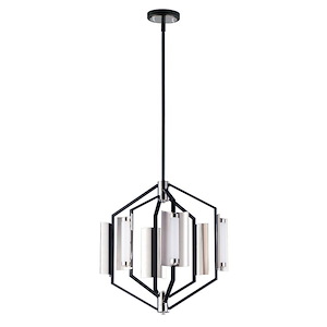 Reflect-48W 6 LED Pendant-18 Inches wide by 28 inches high