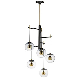 Nucleus - 28 Inch 40W 5 LED Pendant - 1067545