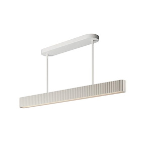 Delphi - 27W 1 LED Linear Pendant-3.5 Inches Tall and 2.5 Inches Wide