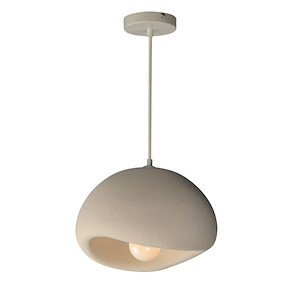 Moeraki - 6W 1 LED Pendant-9 Inches Tall and 12.5 Inches Wide