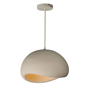 Moeraki - 6W 1 LED Pendant-11.5 Inches Tall and 15.75 Inches Wide