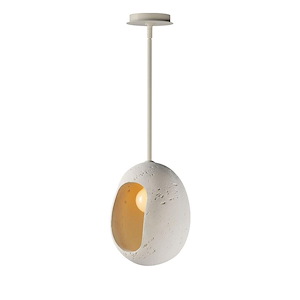 Luna - 6W 1 LED Pendant-12.5 Inches Tall and 9.5 Inches Wide