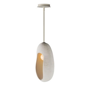 Luna - 6W 1 LED Pendant-18 Inches Tall and 8.25 Inches Wide