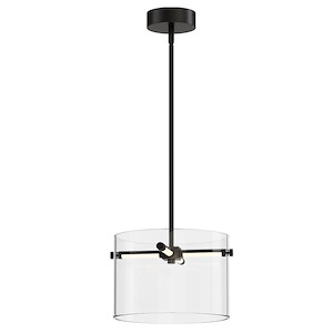 Polo - 22W 1 LED Pendant-8.25 Inches Tall and 12.5 Inches Wide