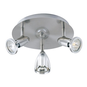 Agron-3 Light Flush Mount in Commodity style-9 Inches wide by 4.5 inches high