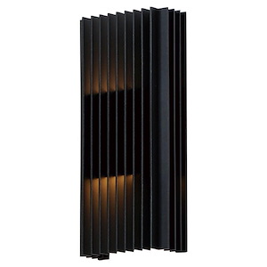 Rampart - 12W 2 LED Outdoor Wall Mount-14 Inches Tall and 6.25 Inches Wide - 1309527