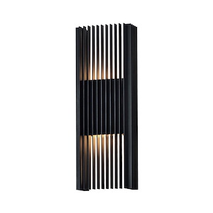 Rampart - 30W 2 LED Outdoor Wall Mount-22 Inches Tall and 8 Inches Wide