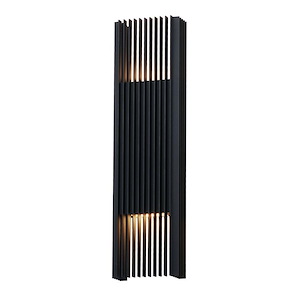 Rampart - 15W 2 LED Outdoor Wall Mount-30 Inch Tall and 3.5 Inch Wide - 1370601