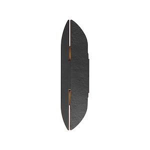 Tectonic - 20W 2 LED Outdoor Wall Mount-18 Inches Tall and 4.75 Inches Wide