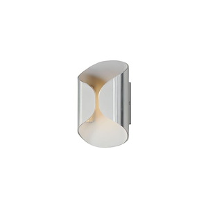 Folio - 10W 2 LED Outdoor Wall Mount-9.75 Inches Tall and 6.25 Inches Wide