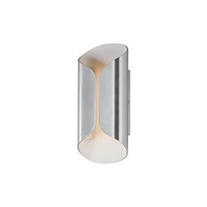 Folio - 20W 2 LED Outdoor Wall Mount-13.75 Inches Tall and 6.25 Inches Wide