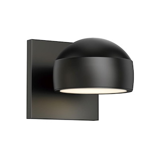 Modular - 8W 1 LED Outdoor Wall Mount-5 Inches Tall and 5 Inches Wide