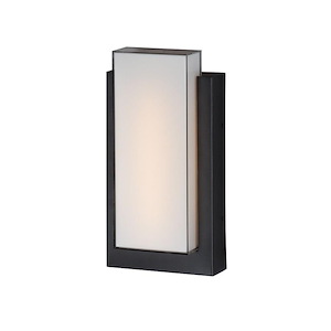 Tower - 15W 1 LED Outdoor Wall Mount-15 Inches Tall and 8 Inches Wide - 1309539
