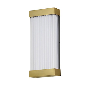 Acropolis - 18W 1 LED Outdoor Wall Mount-18 Inches Tall and 8 Inches Wide