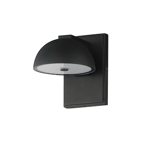 Cauldron - 12W 1 LED Outdoor Wall Mount-7 Inches Tall and 6 Inches Wide