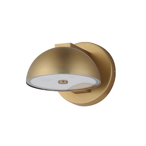 Cauldron - 12W 1 LED Outdoor Wall Mount-7 Inches Tall and 6 Inches Wide