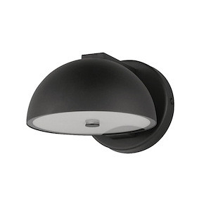Cauldron - 17.5W 1 LED Outdoor Wall Mount-7 Inches Tall and 7 Inches Wide