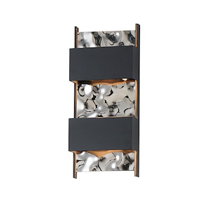 Coulee - 24W 3 LED Outdoor Wall Mount-14.5 Inches Tall and 6.25 Inches Wide
