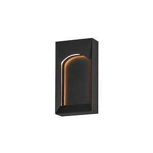 Brasilia - 8W 1 LED Outdoor Wall Mount-12 Inches Tall and 6.5 Inches Wide