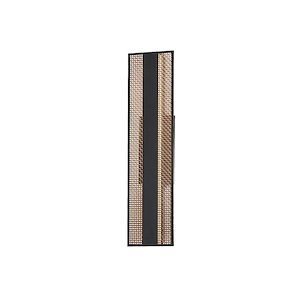 Interlace - 22W 2 LED Outdoor Wall Mount-24 Inches Tall and 6.5 Inches Wide