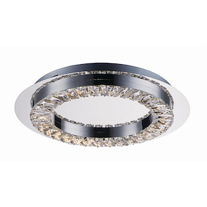 Charm-31W 1 LED Flush Mount-17 Inches wide by 2.5 inches high