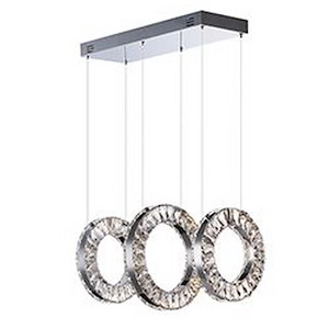 Charm-135W 3 LED Linear Pendant-11.75 Inches wide by 11.75 inches high - 829244