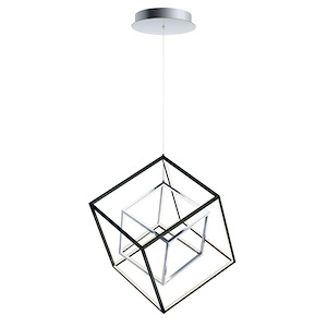 4 Square - 21 Inch 40W 2 LED Pendant - 821171
